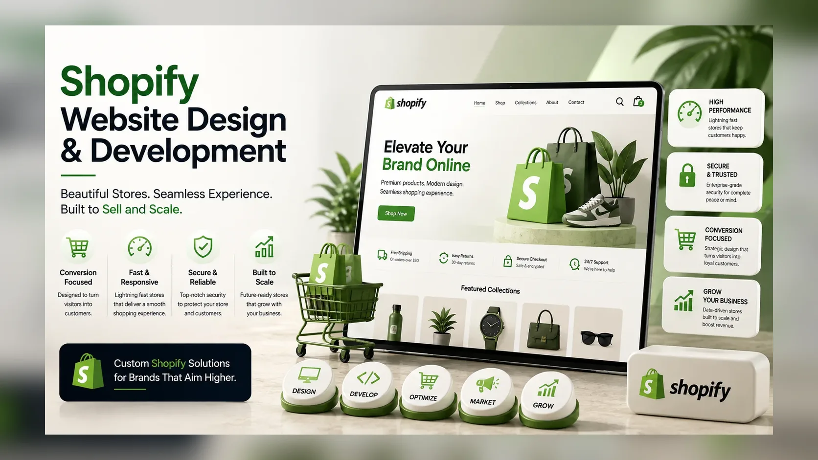 Shopify Website Design & Development: How to Build a Store That Actually Converts